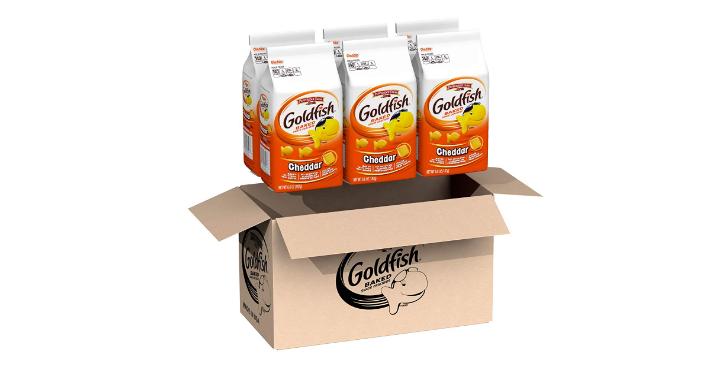 Pepperidge Farm, Goldfish, Crackers, Cheddar, 6-count – Only $8!