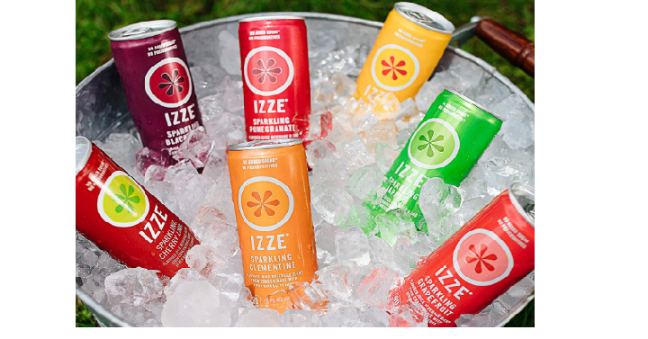 IZZE Sparkling Juice, 4 Flavor Variety Pack (24 Count) Only $9.14 Shipped!