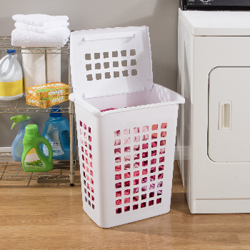 Sterilite Rectangular LiftTop Laundry Hamper (4 Case) Only $18.15!