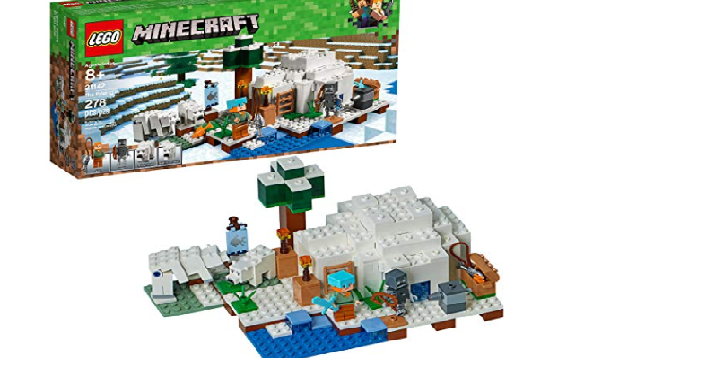 LEGO Minecraft The Polar Igloo Building Kit (278 Piece) Only $18.99! (Reg. $30)