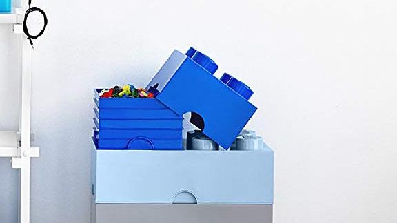 LEGO Storage Box Brick (Bright Blue) – Only $11.56!