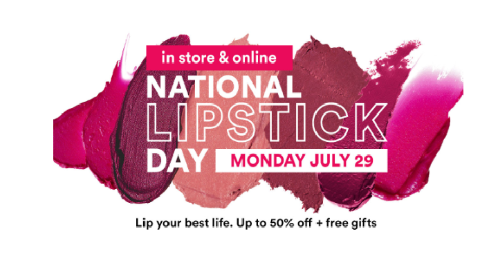 ULTA: Celebrate National Lipstick Day with up to 50% off + FREE Gifts! Popular Brands like MAC, Urban Decay and More!
