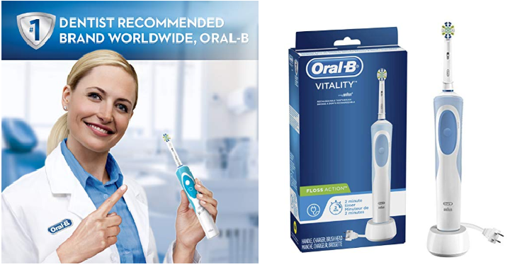 Oral-B Vitality FlossAction Electric Toothbrush with Automatic Timer Only $14.99! (Reg. $28)
