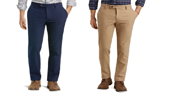 Men’s 1905 Collection Moleskin Tailored Fit Flat Front Pants Only $14.99! (Reg. $89)