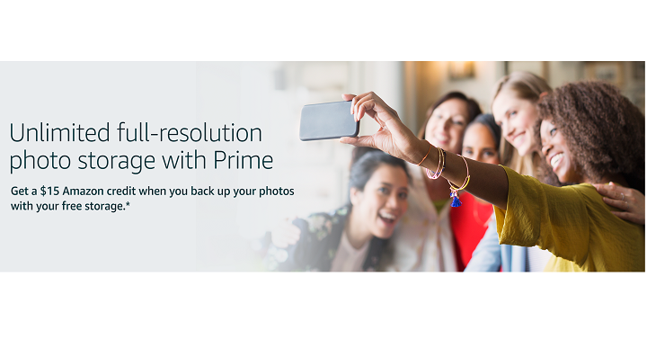 Amazon Prime: FREE $15 Credit When You Try Amazon Photos!