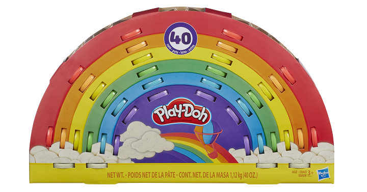 Play-Doh Ultimate Rainbow 40 Pack with 7 Colors & 3 Tools Only $14.97!