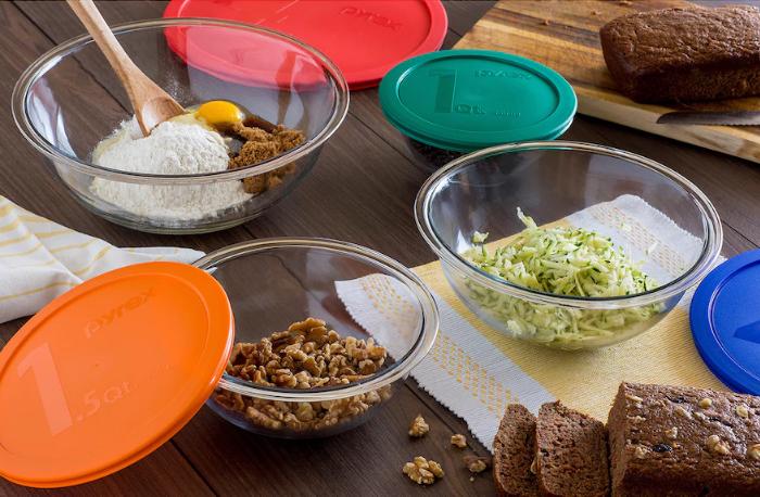 Pyrex Smart Essentials 8-Piece Mixing Bowl Set Just $16.99!