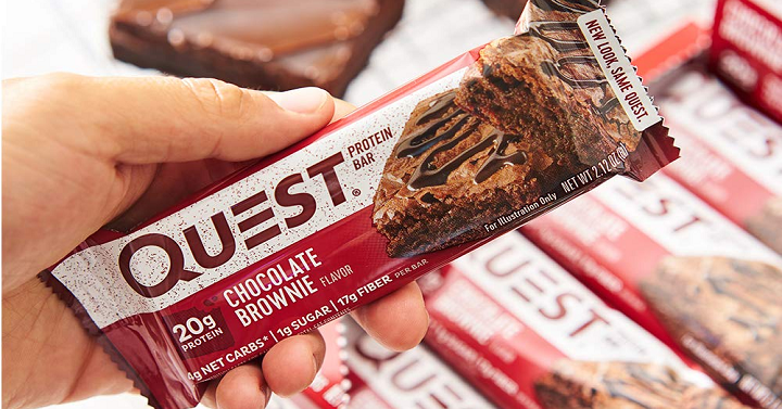 Quest Nutrition Chocolate Brownie Protein Bar 12 Count Only $17.07 Shipped!