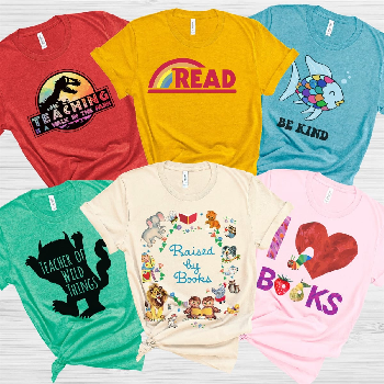 Childhood, Reading & Teachers Tees Only $14.99!