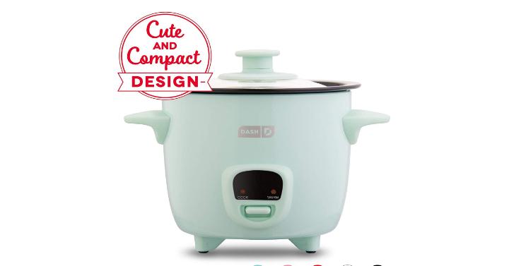 Dash Mini Rice Cooker Steamer (Aqua) – Only $16.98!