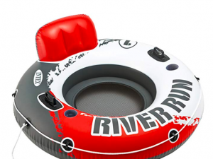 Intex Red River Run 1 Fire Edition Sport Lounge, Inflatable Water Float, 53″ Diameter just $12.88!