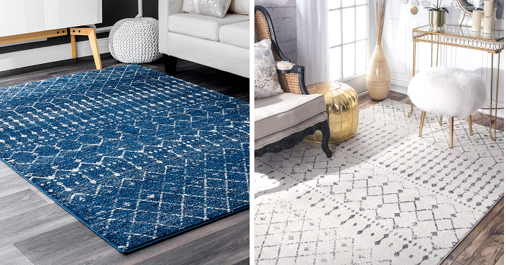 Moroccan Blythe Area Rug 5’x7′ Only $58.66! (Reg $169)