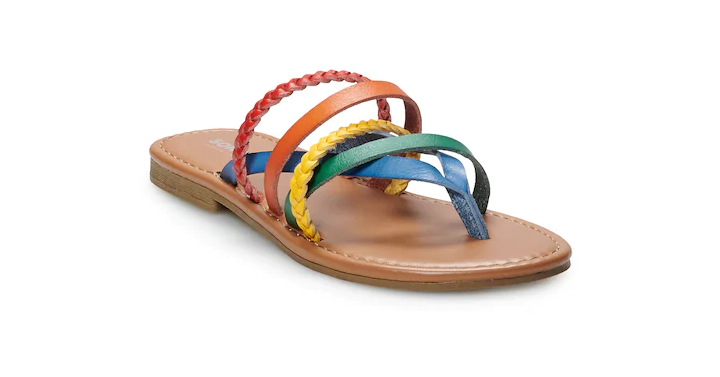 ENDS TONIGHT! Kohl’s FLASH SALE! Take 25% Off! Stack Codes! SONOMA Goods for Life Angeline Women’s Sandals – Just $7.30!