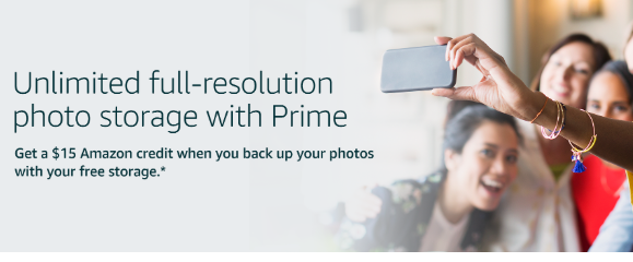 FREE $15 Amazon Credit for Trying Prime Photo Storage!