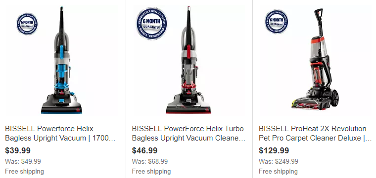 Extra 20% Off Bissell on eBay! Extra 20% Off Bissell on eBay!