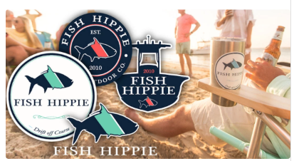 Free Fish Hippie Stickers!