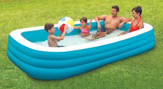 Play Day 10′ Deluxe Inflatable Family Pool Just $19.88!
