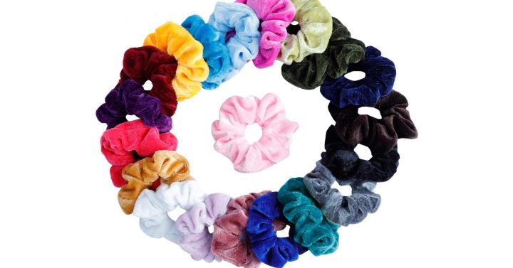 Mandydov 20-Piece Hair Scrunchies Set – Only $5.99!