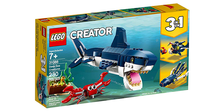 Shark Week! LEGO Creator 3in1 Deep Sea Creatures 31088 – Just $11.99!