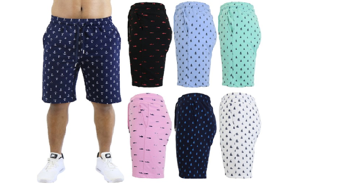 Men’s French Terry Printed Shorts Only $14.99 Shipped! 12 Styles to Choose From!