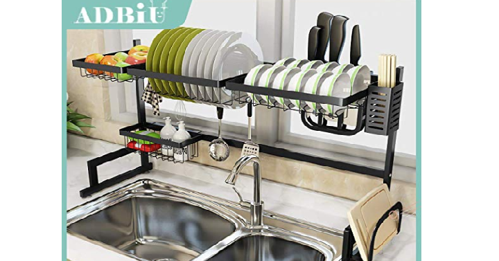 Stainless Steel Over The Sink Shelf Storage Rack Only $96.44 Shipped! Great Reviews!