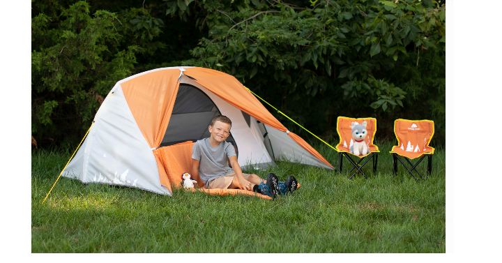 Ozark Trail Kids Camping Bundle: Includes Tent, 2 Kid’s Chairs, 2 Nap Pads & Carry Bag Only $29! (Reg. $120)