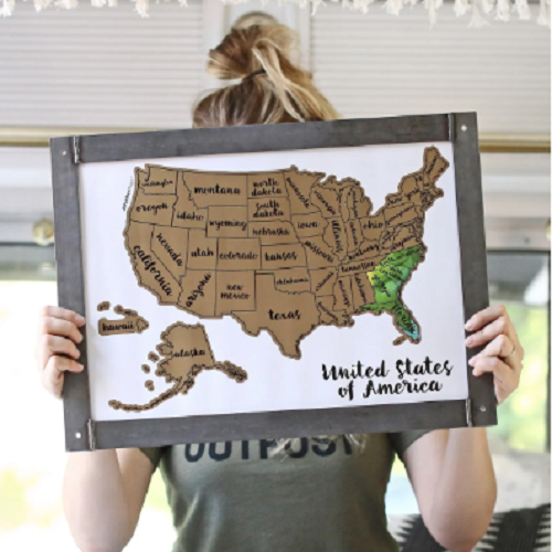 Scratch Your Travels USA Map for Only $15.99! (Reg. $27.99)