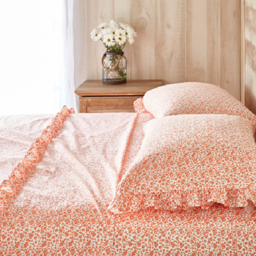 The Pioneer Woman Calico Floral Ruffle Twin Sheet Set Only $9! (Reg. $44.88)