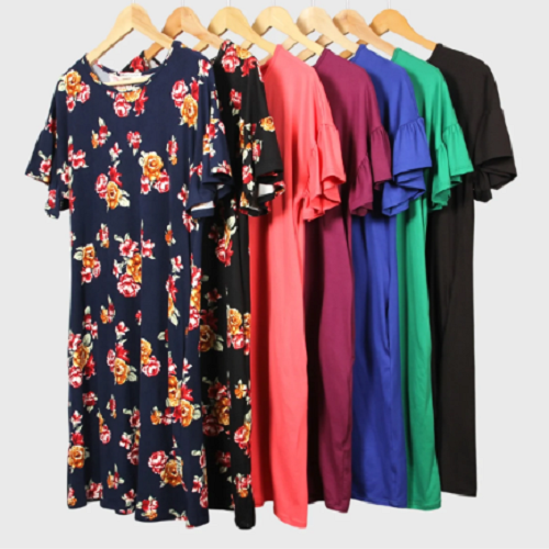 Flutter Sleeve Pocket Dresses | S-XL Only $11.99! (Reg. $34.99)