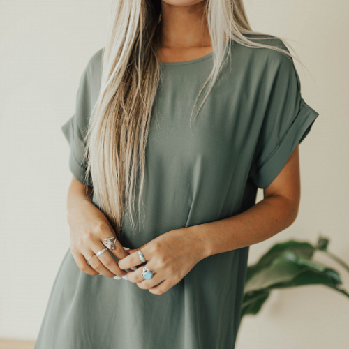 Best Selling Cuff Blouse (Multiple Color Options) Only $8.99! (Reg. $20)