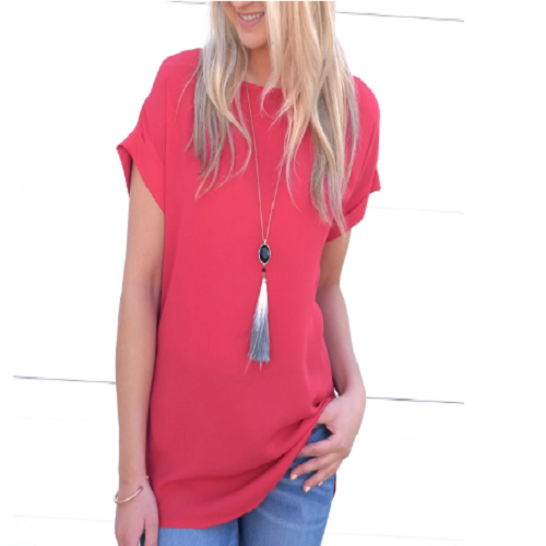 Chiffon Tunic (Multiple Color Options) Only $12.99! (Reg. $39.99)