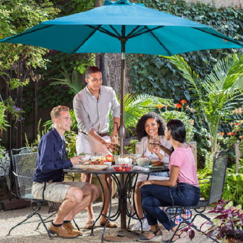 Abba 9′ Patio Outdoor Umbrella – Turquoise Only $41.39 Shipped! (Reg. $69.99)