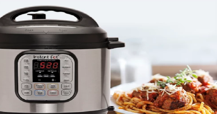 Instant Pot Duo 8qt Pressure Cooker Only $69.95! (Reg. $130)
