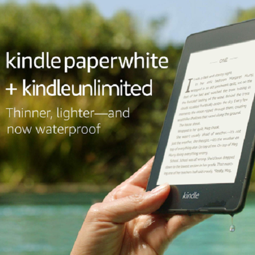 Kindle Paperwhite Waterproof 8GB eReader Only $84.99! PLUS $5 eBook Credit!(Reg. $130)