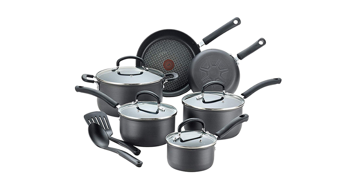 PRIME DAY DEALS!!! T-fal Ultimate Hard Anodized Nonstick 12 Piece Cookware Set – Just $53.99!