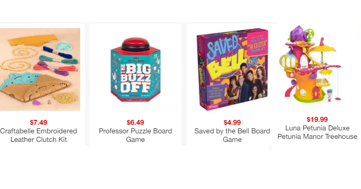 HURRY! Target: Toys, Dolls & Games 50% off! Today Only!