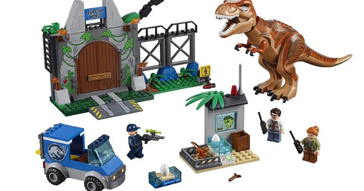 LEGO Juniors Jurassic World T. Rex Breakout Building Kit (150 Piece) – Only $29.99!