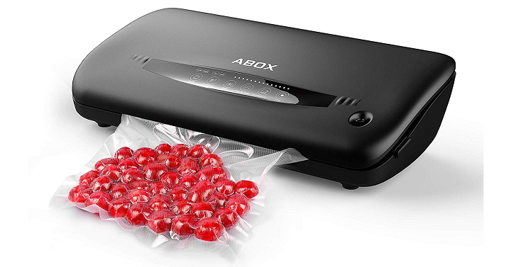 Vacuum Sealer Machine with Roll & Bags Starter Kit Only $48.99!