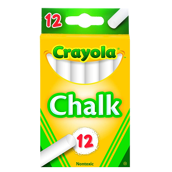 Amazon: Crayola White Chalk 12 Each Only $.79!