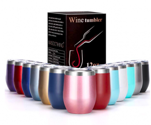 12 oz Wine Tumbler – $9.99!