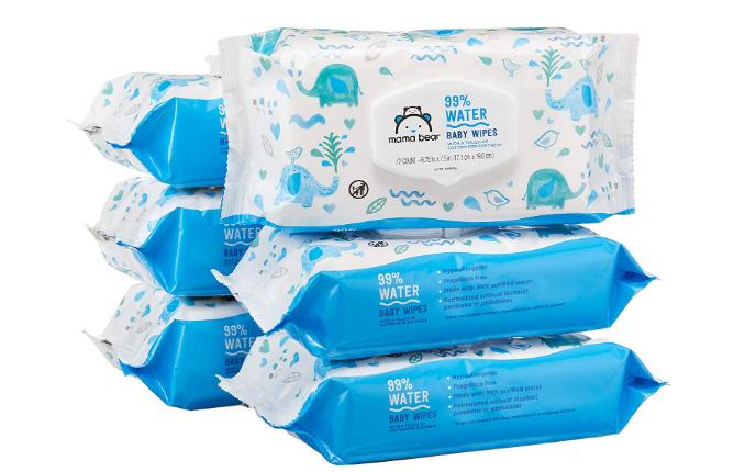 Amazon Brand Mama Bear Baby Wipes (6 Packs of 72 Wipes) – Only $12.74!