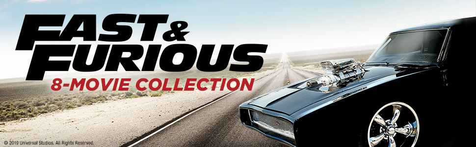 Fast & Furious 8-Movie Collection on Blu-ray and Digital HD—$29.99!