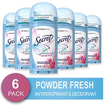 Secret Antiperspirant and Deodorant Powder Fresh Scent, 6-pk Just $11.98!