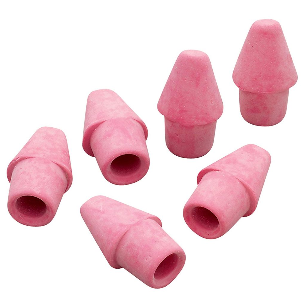 Paper Mate Arrowhead Pink Pearl Cap Erasers, 144 Count Only $2.70!!