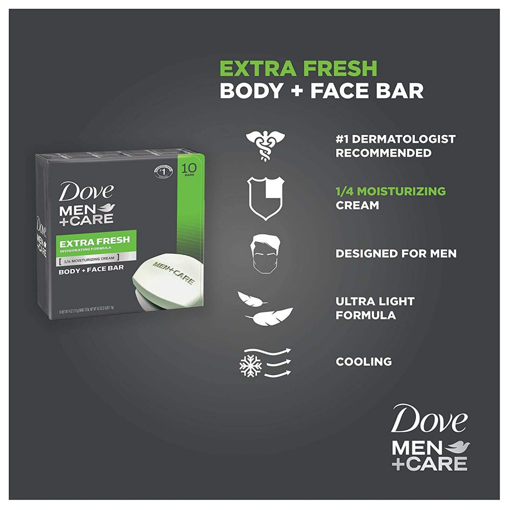 Dove Men+Care Body and Face Bars 20-Pk Just $14.22!