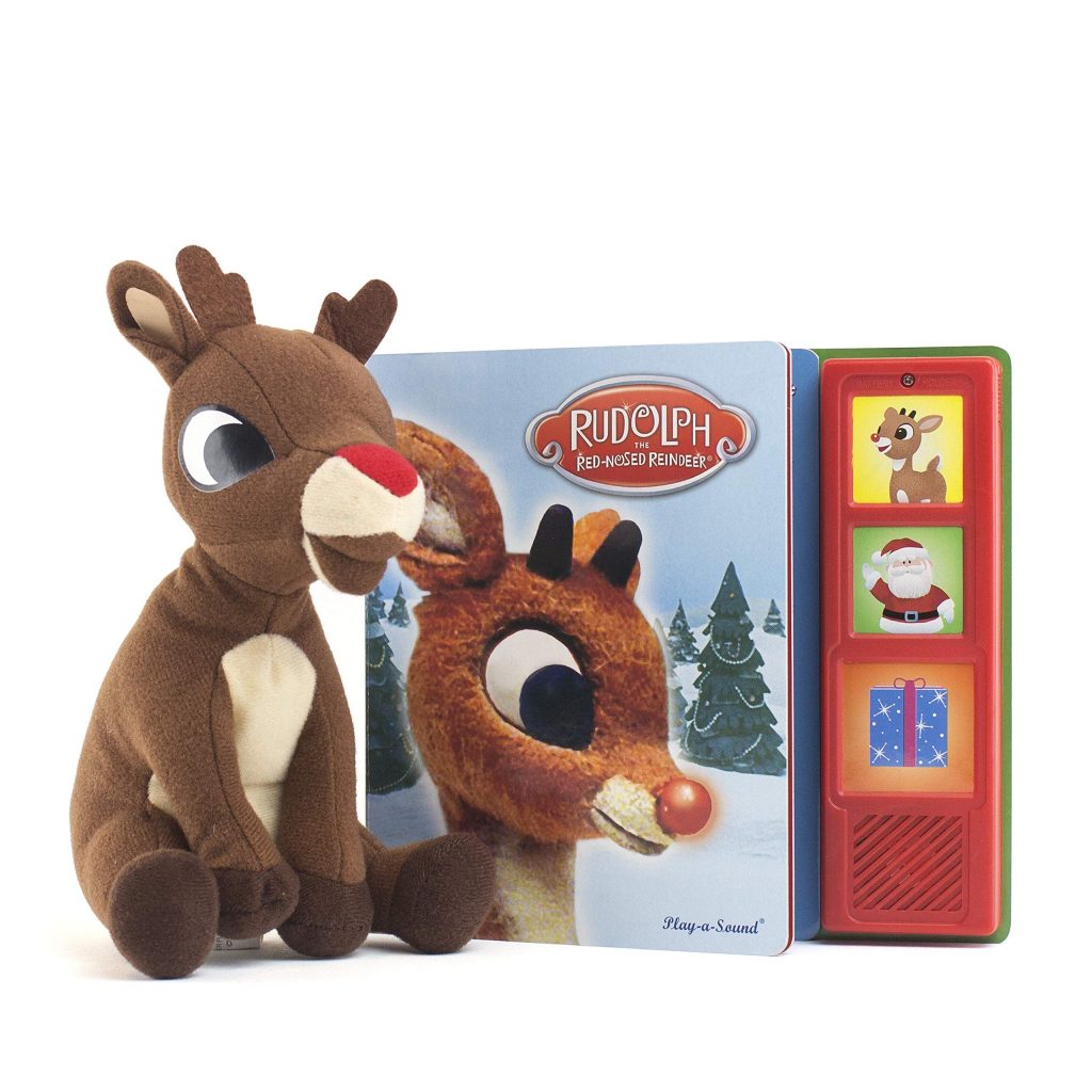 Rudolph the Red-Nosed Reindeer Board Sound Book and Plush Toy—$3.74!