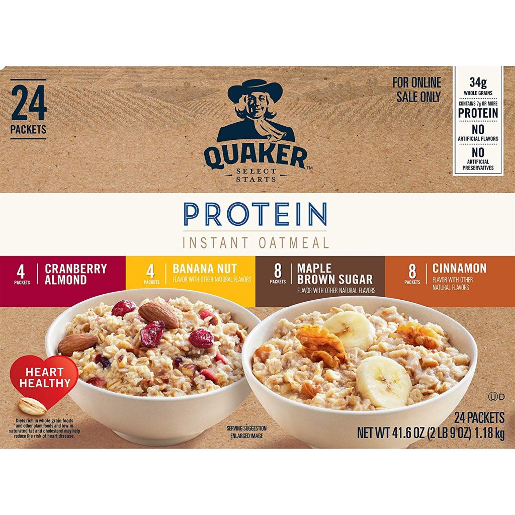 Quaker Instant Oatmeal Protein Variety Pack 24-ct Just $11.38!