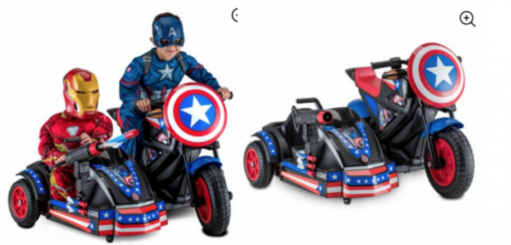 Kid Trax 12-Volt Captain America Motorcycle Ride-On Just $99.00! (Reg. $249.00)