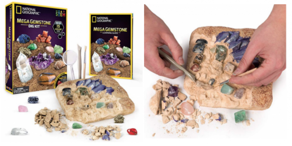 NATIONAL GEOGRAPHIC Mega Gemstone Dig Kit Just $19.99!