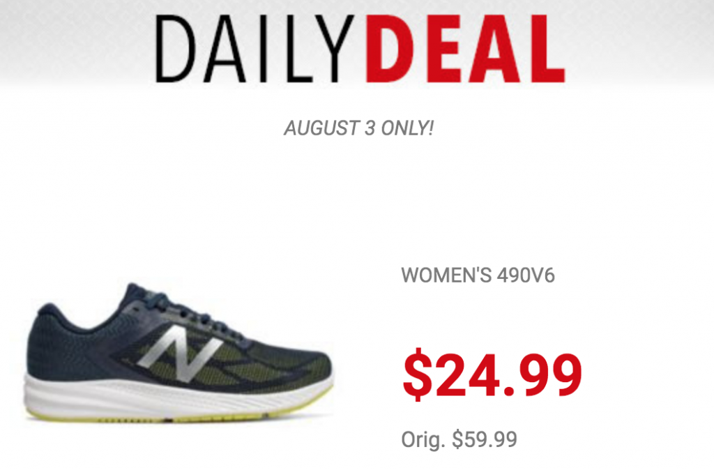 New Balance Women’s 490v6 Running Shoes Just $24.99 Today Only! (Reg. $59.99)
